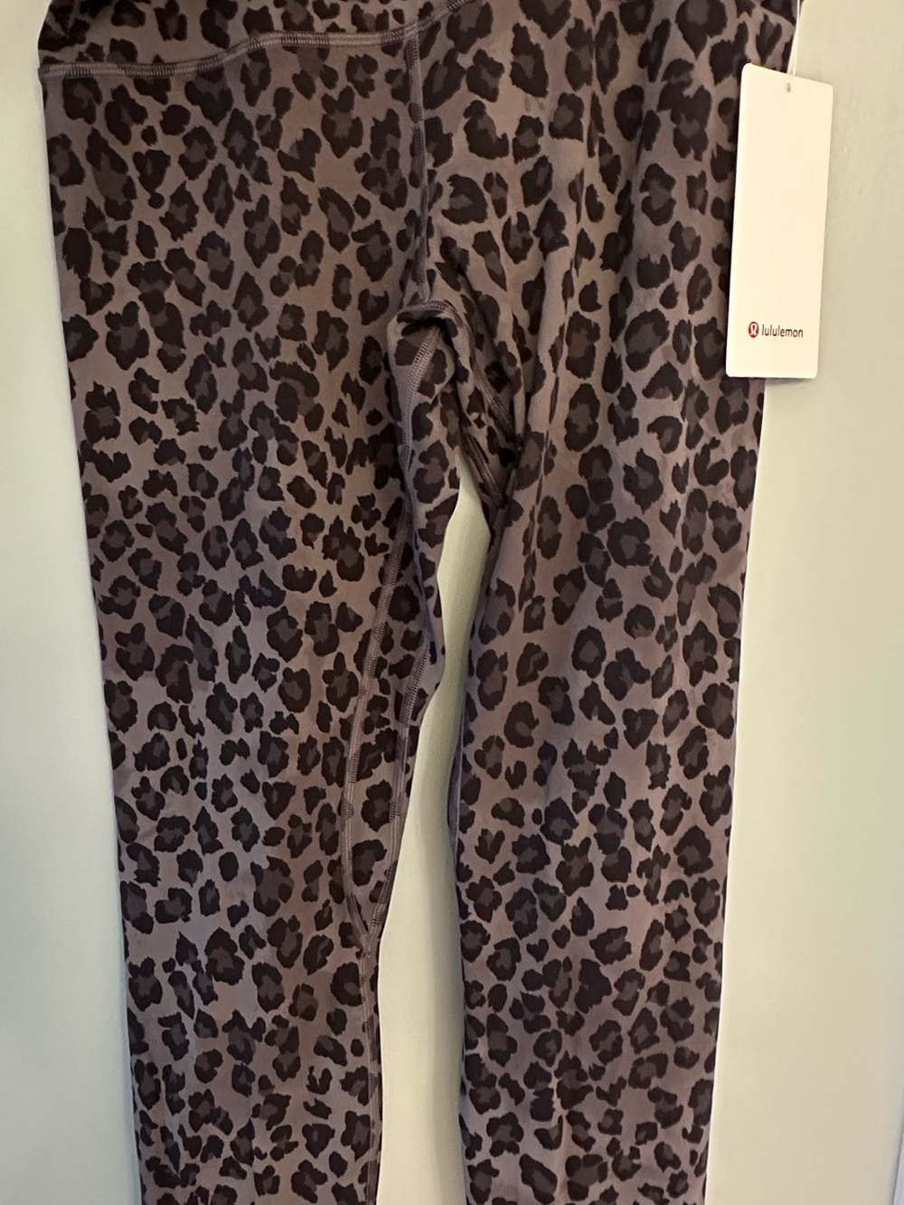 lululemon athletica Kids Leopard Print Leggings — Brown and Black